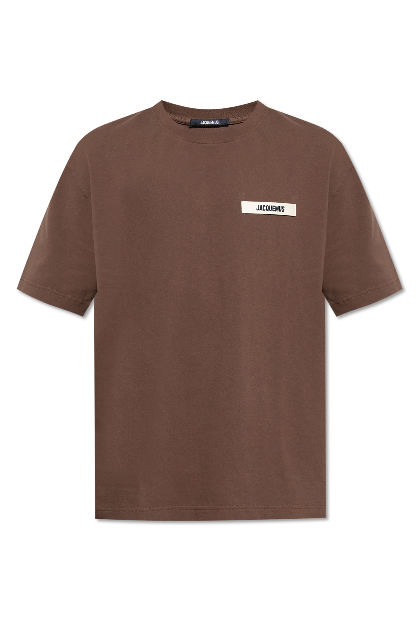 Brown T-shirt with logo Jacquemus - Vitkac AS